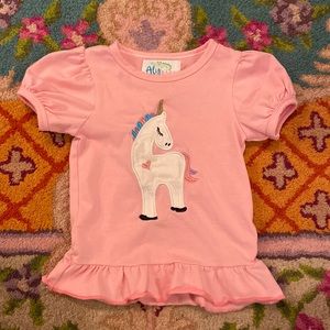 Unicorn peplum top